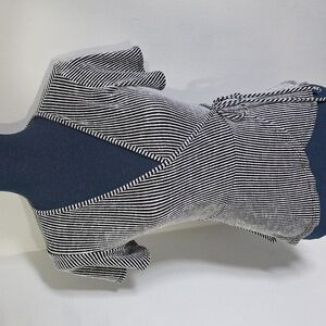 Anthropologie Caution to the wind Faux Wrap Striped Top